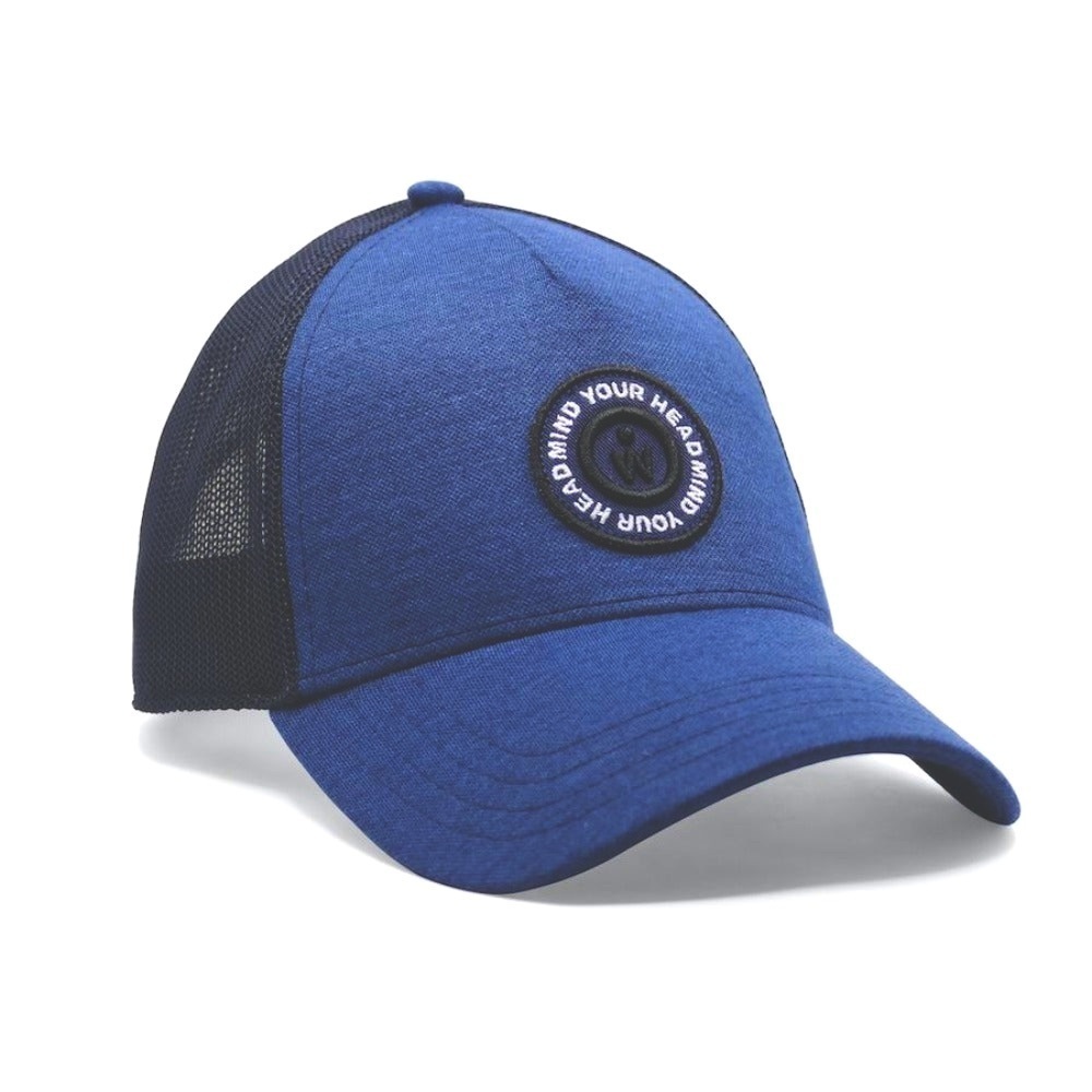 Wonderhead Goods "mind your head" premium trucker hat. Unisex. One size.​​​​​